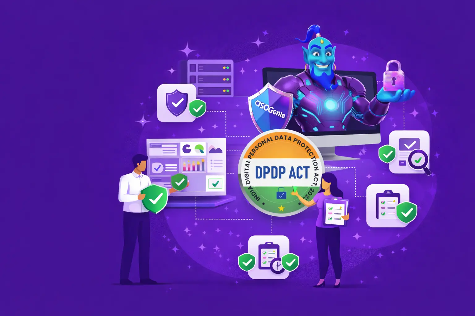 DPDPA compliance automation illustration